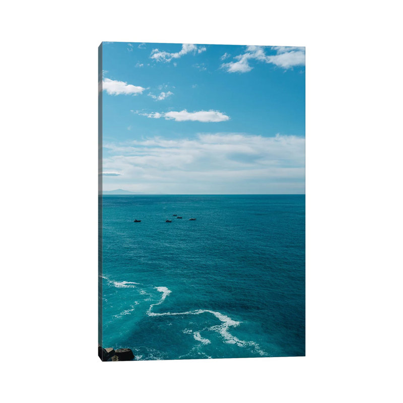 Amalfi Coast Water XX by Bethany Young - Print on Canvas, 30.48cm H x 20.32cm W x 1.91cm D, Wrapped Canvas