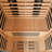 2 Person Indoor FAR Infrared Sauna in Canadian Hemlock With Red Light Function, Bluetooth Speaker,   Intelligent Control Panel, Chromotherapy Lighting