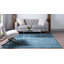 Tapis contemporain Aemtenan couleur océan-893720742