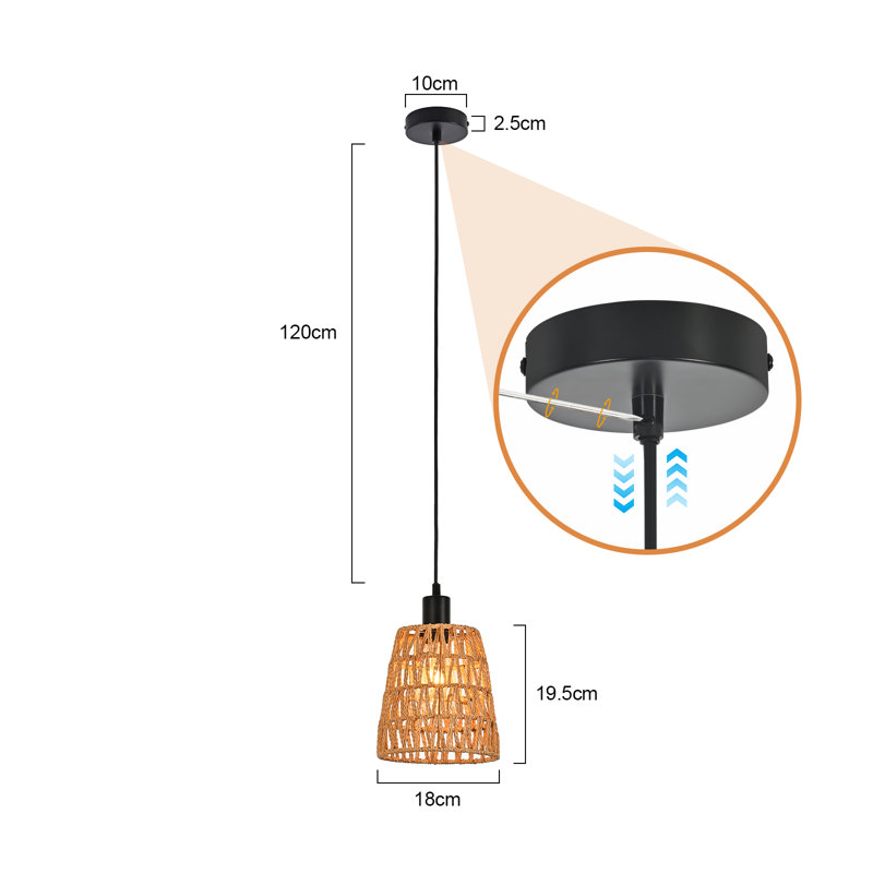 1 - Light Stainless Steel Bell Pendant