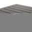 Table d'appoint d'extérieur noir mat fabriquée en aluminium avec style