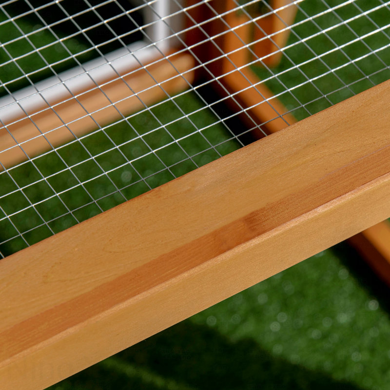 Mini poulailler d'extérieur 55 po en bois avec extension
