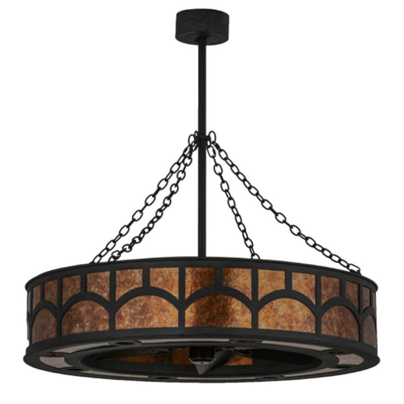 Mission Downrod Ceiling Fan