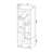 All-in-One White Convertible TV Console & Bookcase - Versatile for Any Space
