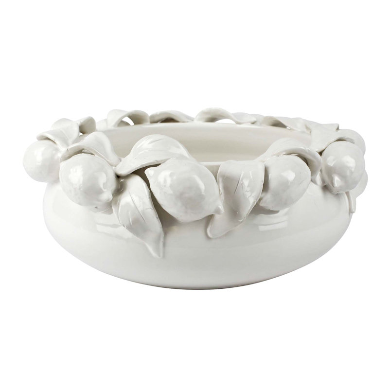 Limoni Handmade Cachepot, White