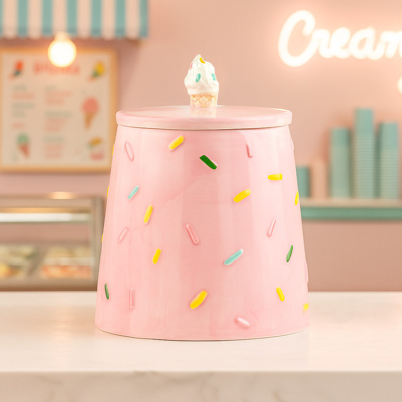 10 Strawberry Street Ice Cream Sprinkle Canister,