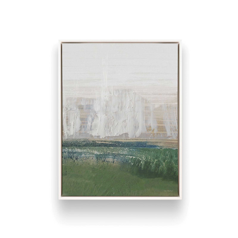 «Indivible Echoes» par Seven Trees Design, reproduction d'art, L 36 x H 48, Blanc, Toile avec cadre
