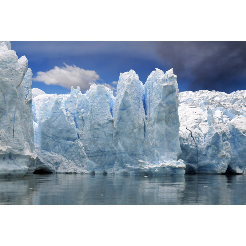 Glacier Ice - Wrapped Canvas Print, 30cm H x 46cm W x 3.8cm D