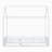 Metal House Bed With Fence-2039511008-2039511038