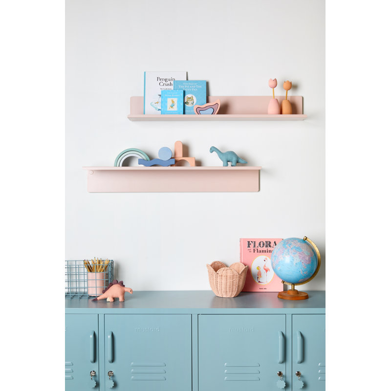 Organize + Display Floating Shelf, 4.7" H x 33.5" W x 5.1" D, Blush