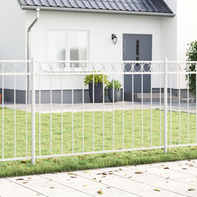 130 cm H x 170 cm W Steel Border Fencing