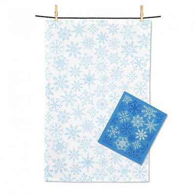 Ensemble de torchons et essuie-tout Snowflakes