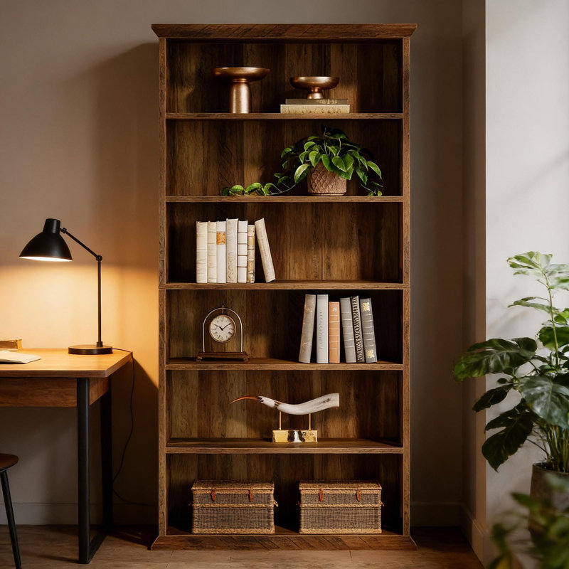 Armoire de rangement, présentoirs de style campagnard, bibliothèque spacieuse