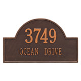 2-Line Wall Address Plaque