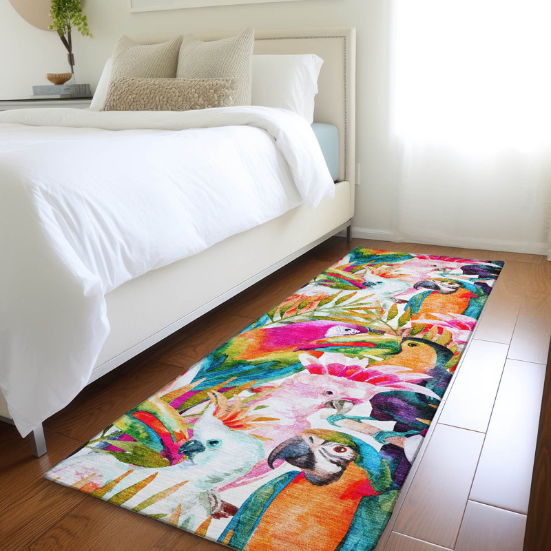 Premium Machine Washable Cerrito AMF200 Multi Rug, Runner 2'3" x 7'6"