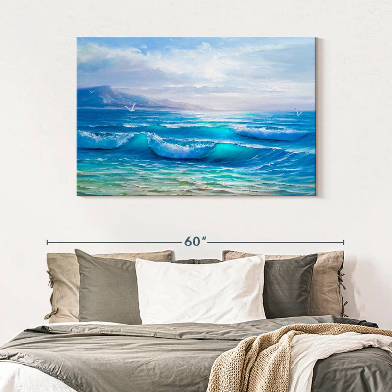 Blue Sea, 32" H x 48" W