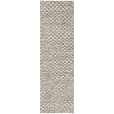Elle Silver Hand-Woven Wool Rug