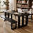 Black Rectangular Solid Wood desks-2081405700