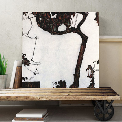 Tree by Egon Schiele - Wrapped Canvas