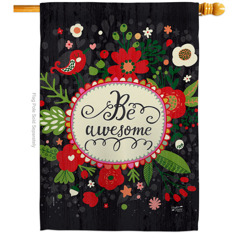 Drapeau de maison 40 po x 28 po Dafni