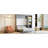 Full Size Murphy Bed with Desk and Bookshelf