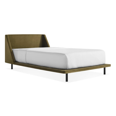 Lit simple Nook - Velours mousse