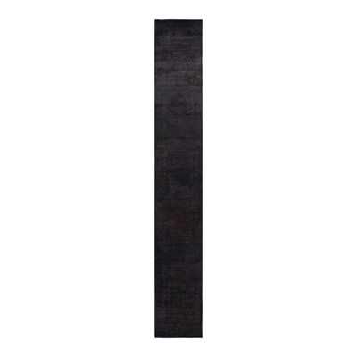 Tapis unique brun de 2 pi 7 po x 17 pi 9 po Zamare