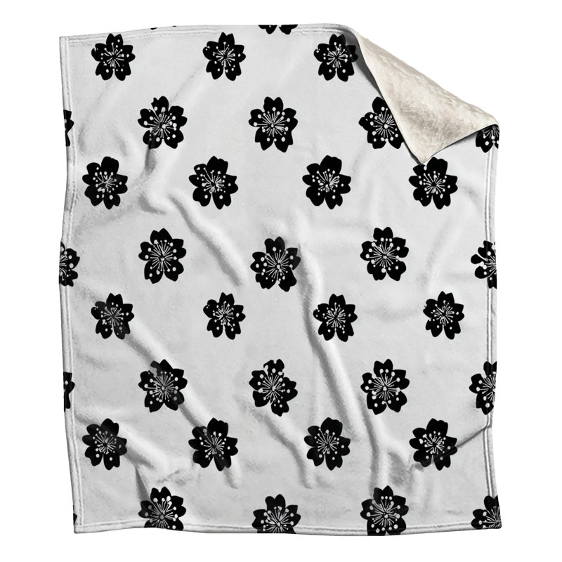 Jeté Floral, 50in W x 60in H