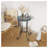 Patio Side Table With Shelf