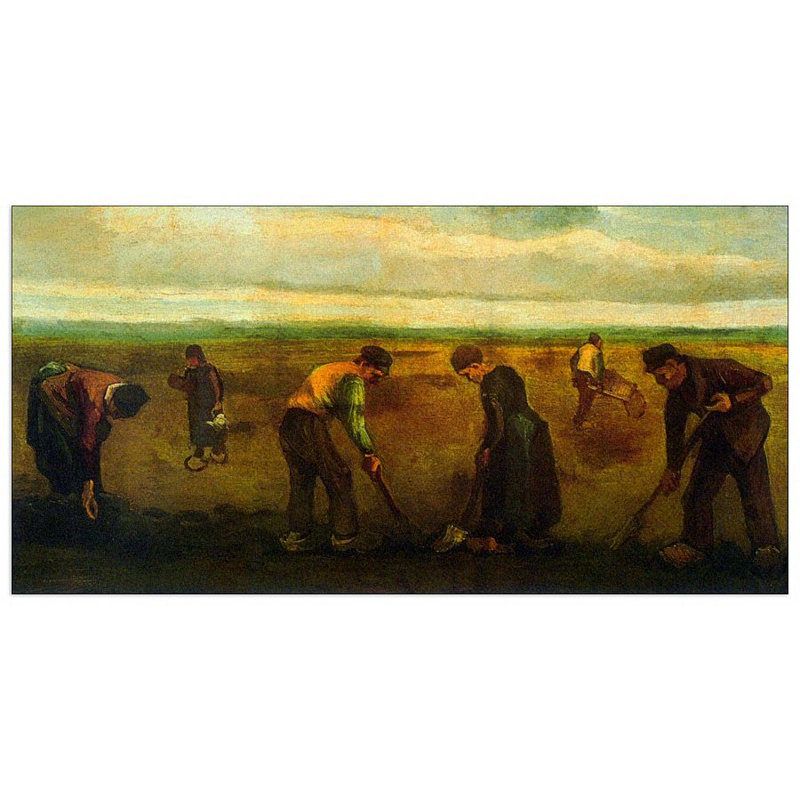 Vincent Van Gogh - Wrapped Canvas Painting, 50cm H x 100cm W x 1.8cm D