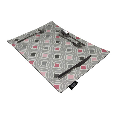 Amethy Cotton Geometric Rectangle Placemat