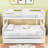Keyonah Twin Over Full Wood Bunk Bed With Trundle, Convertible Ladder And Guardrail-1024792924