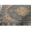 Tapis traditionnel en laine à motif géométrique bleu 7 x 10