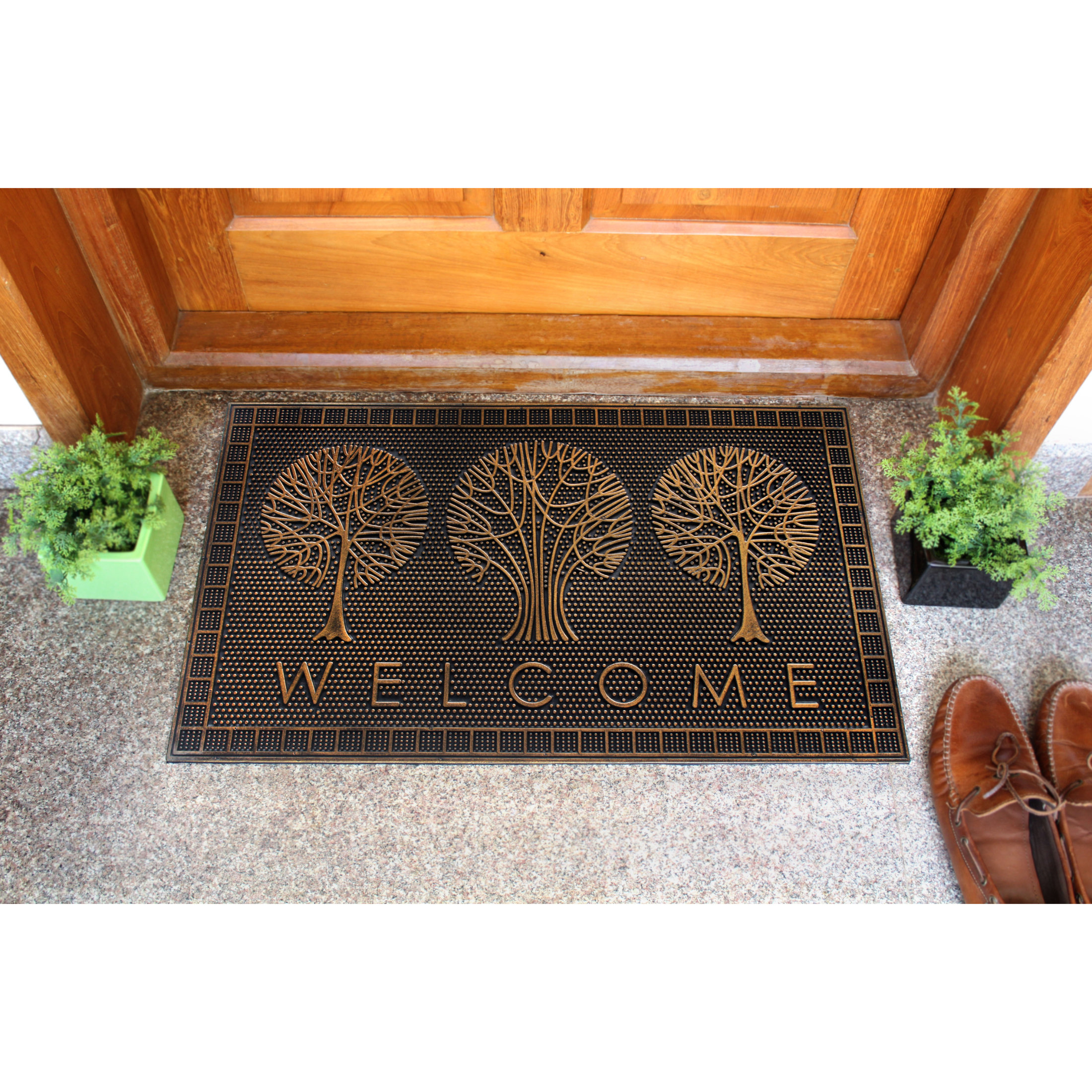 Red Barrel Studio® Ballymeade Non-Slip Outdoor Doormat & Reviews | Wayfair