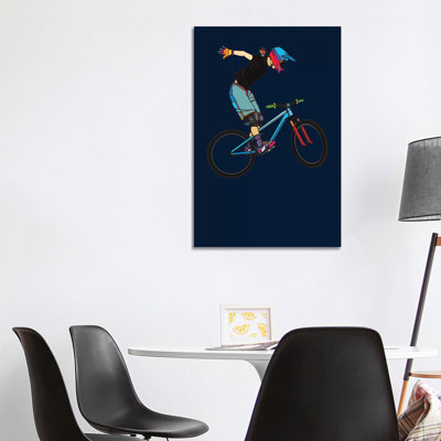 Freeride by Ninhol - Wrapped Canvas Print