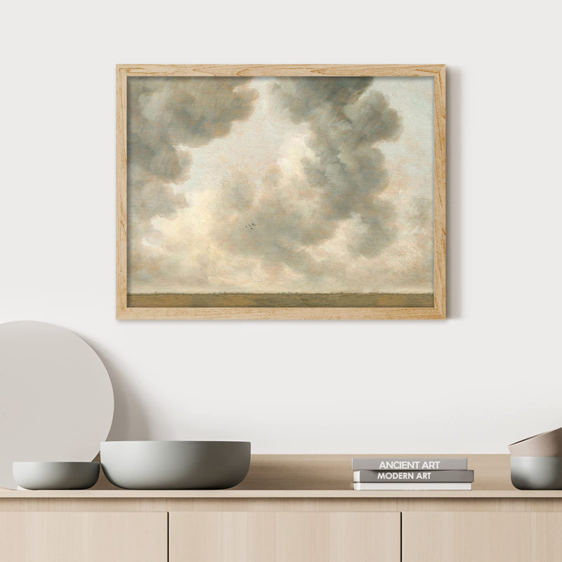 «Sunlight Countryside Field Sky» sur papier, Naturel, H 12 po x l 16 po