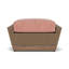 Charisma Rectangle Outdoor Ottoman Patio Ottoman-1606832744