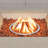 Kinzie Square Concrete Propane Smokeless Fire Pit Table with Lid-709298025