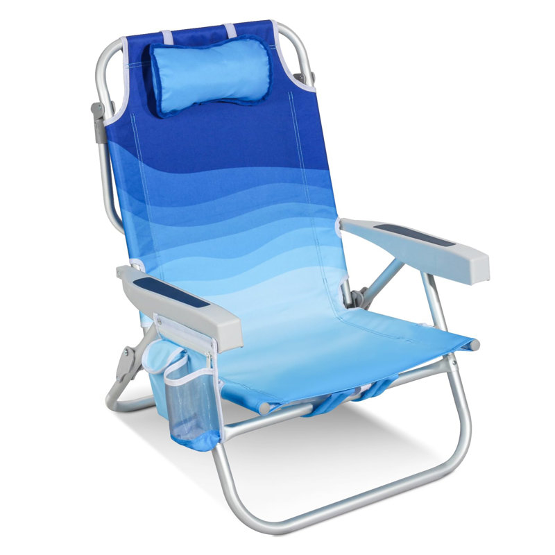 Chaise de plage basse pour adultes, Palmier tropical