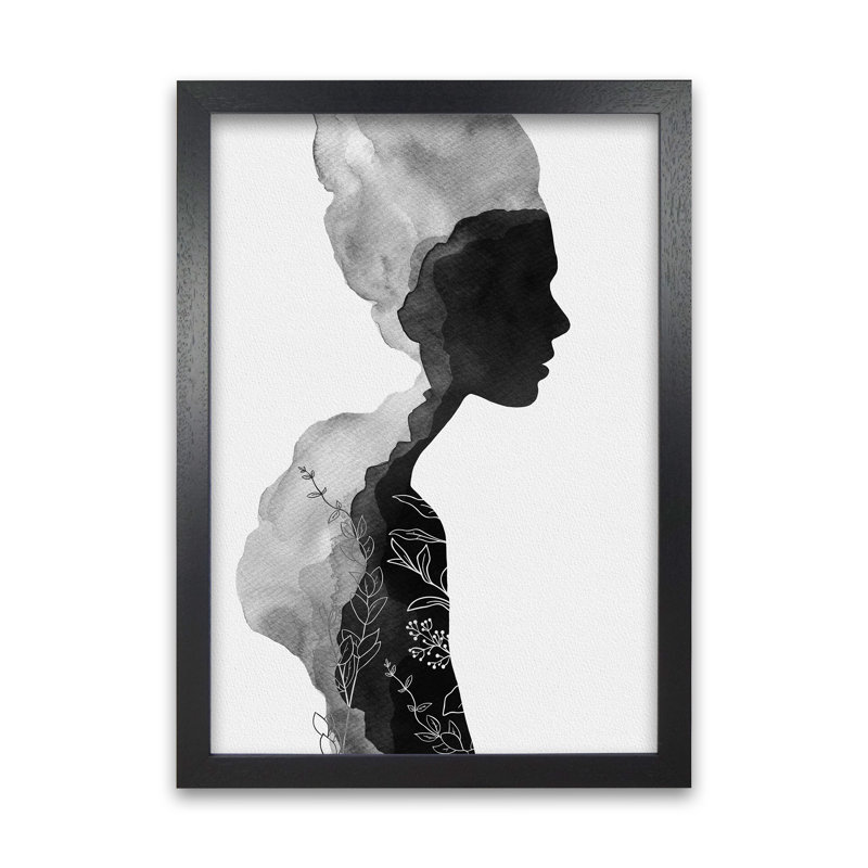 Orara Her - Print, 42cm H x 29cm W x 1cm D, Black Framed