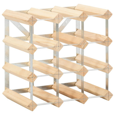 Danera Countertop Wine Rack Bottle Holder Wine Storage Organizer Solid Wood by Prep & Savour