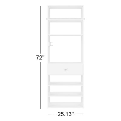 Grid 25.13'' Closet System