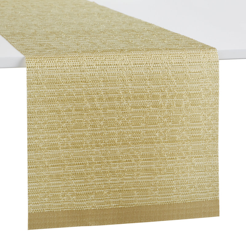 Chemin de table Chico Town & Country, Or, L 90 po x l 13 po