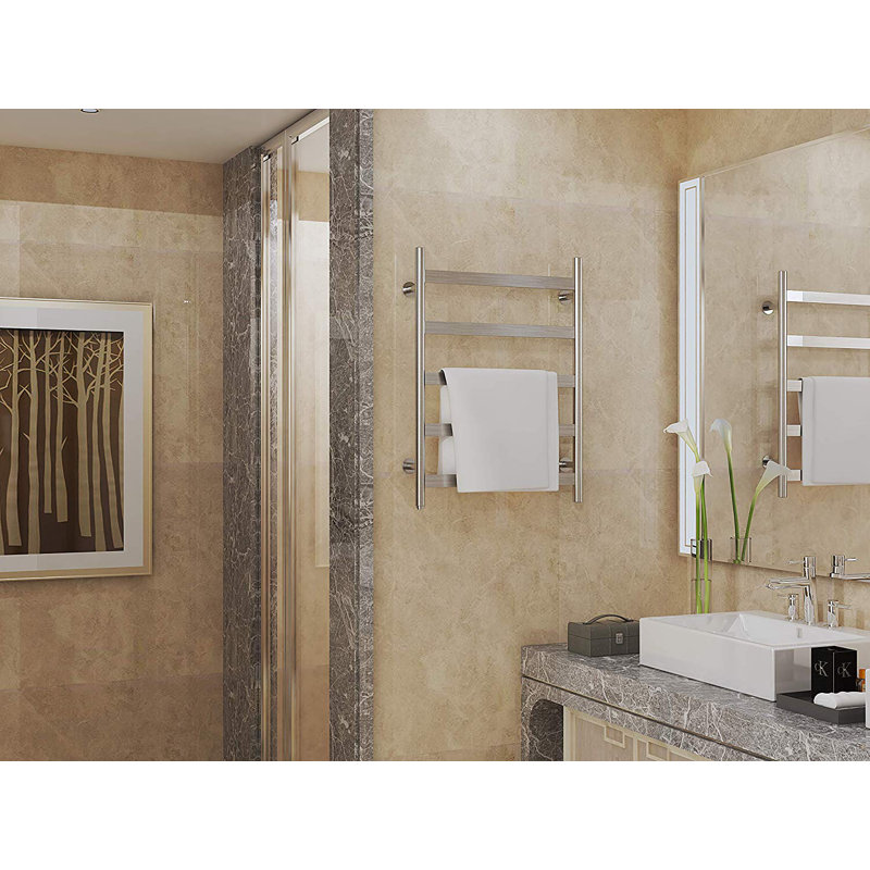 Chauffe-serviettes électrique mural avec chauffe-plat 5 plats, Polonais