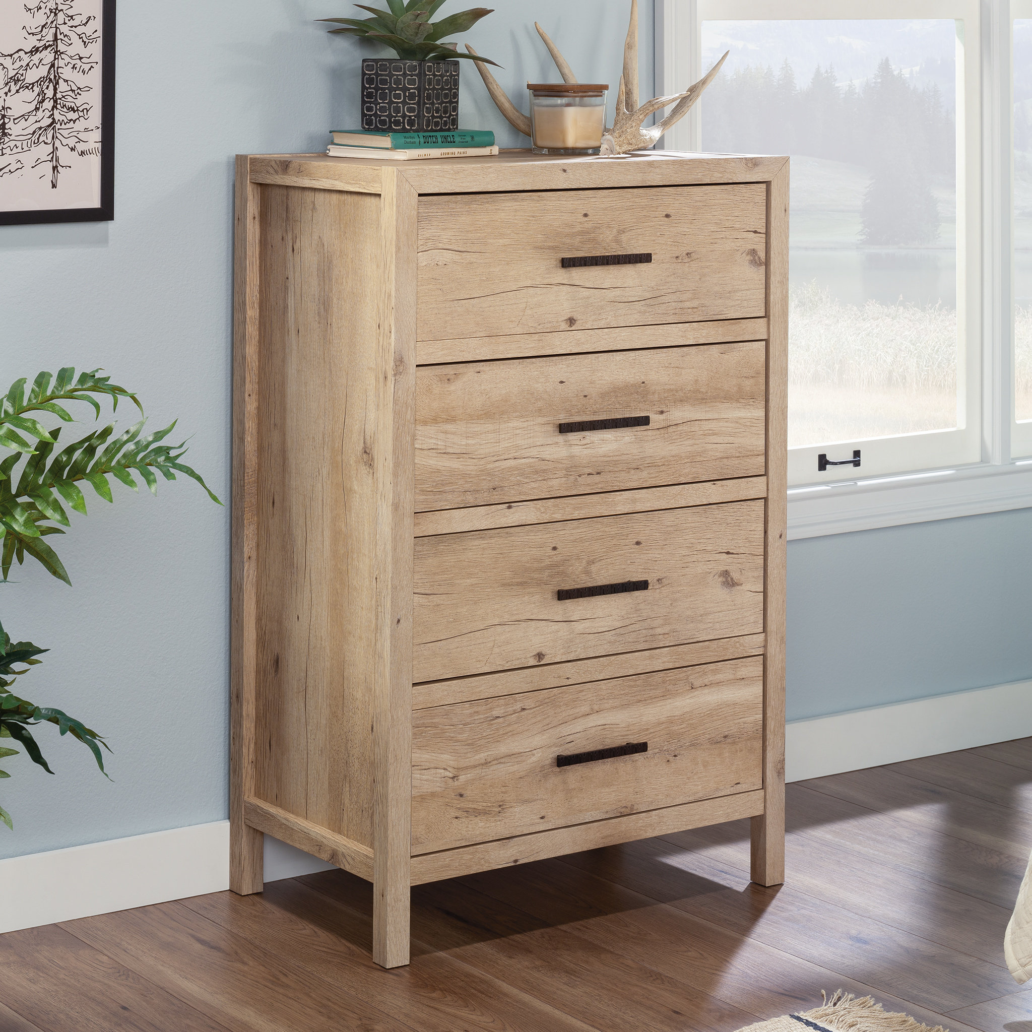 Highland Dunes Tindley 4 - Drawer Dresser & Reviews