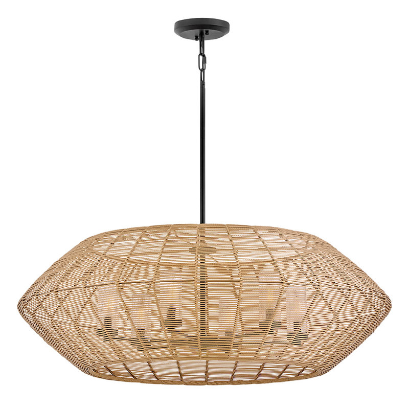 Hinkley Luca Large Single Tier Chandelier, Yellow