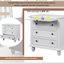 Armoire de rangement à 3 tiroirs White-835750113