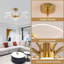 10 - Light Dimmable Sputnik LED Chandelier with Remote Control Included