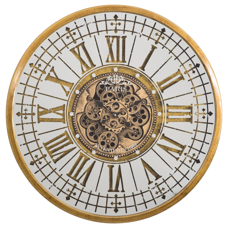 Beeching Metal Wall Clock