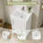 20" Shaker White Mini Freestanding Bathroom Vanity with Integrated Ceramic Sink & Soft‑Close Door